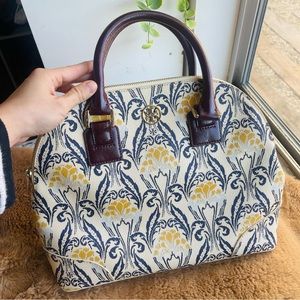Tory Burch Robinson Dome Satchel (Floral)